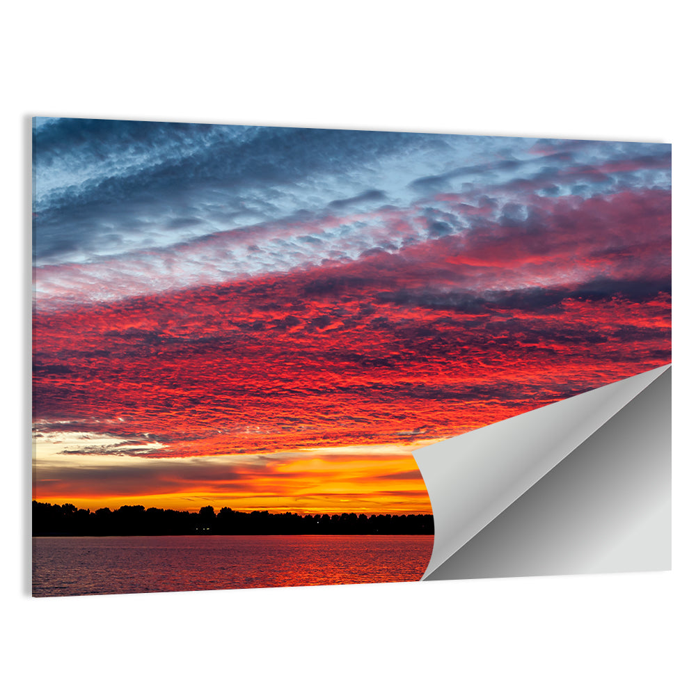 Lake Ijssel Sunset Wall Art