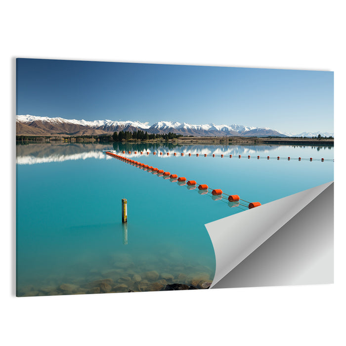 Lake Ruataniwha Reflection Wall Art as a poster print