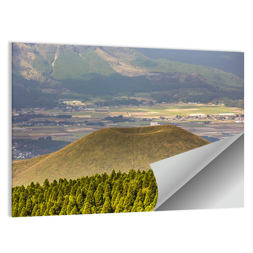 Mount Aso Komezuka Crater Wall Art