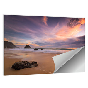 Adraga Beach Sunset Wall Art