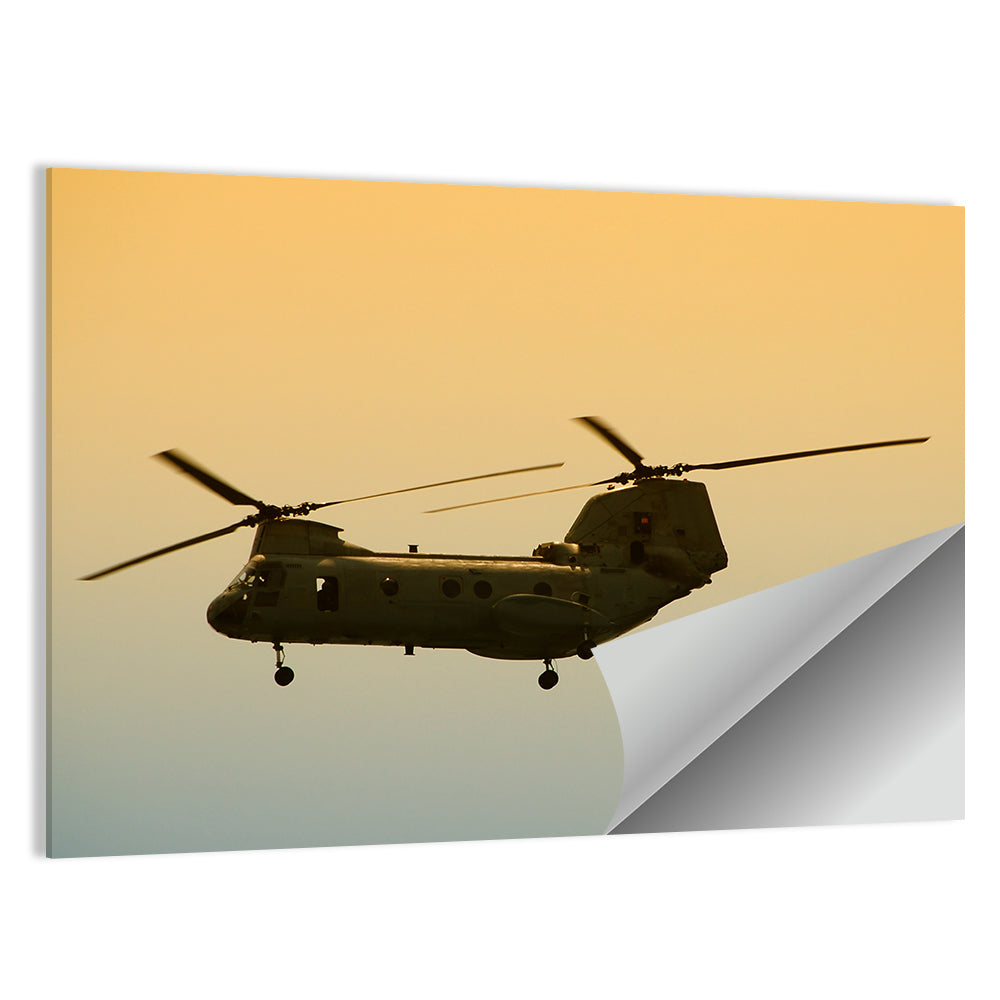 US Apache Helicopter Wall Art