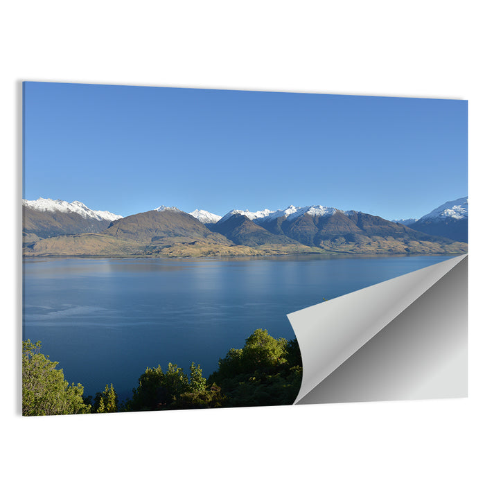 Wanaka Lake Reflection Wall Art as a poster print