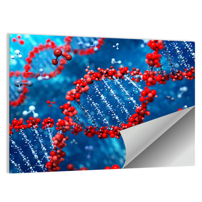 DNA Abstract Wall Art