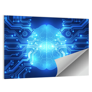 Digital Brain Concept Wall Art