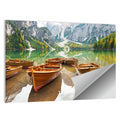 Rowboats on Lake Braies Wall Art