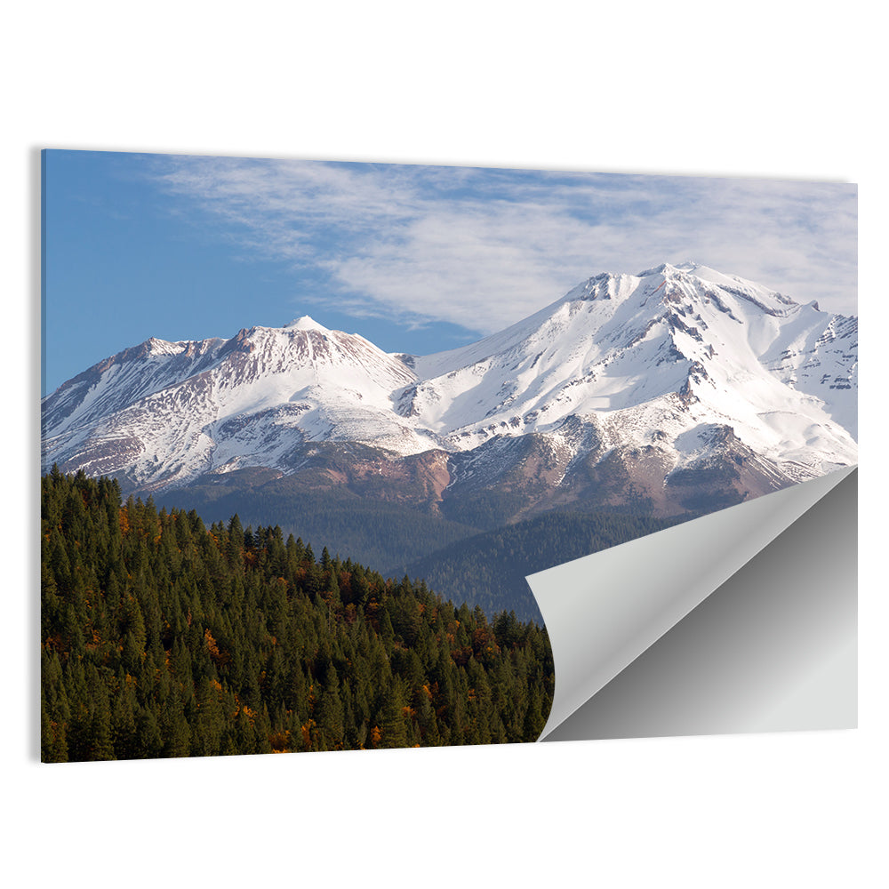 Mount Shasta Snow Peaks Wall Art