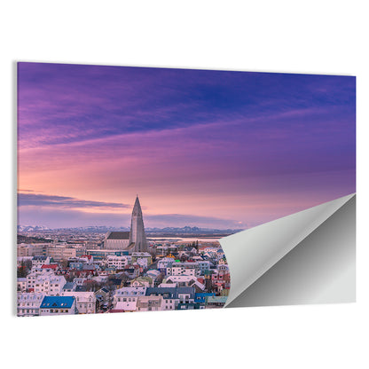 Reykjavik Dawn Wall Art