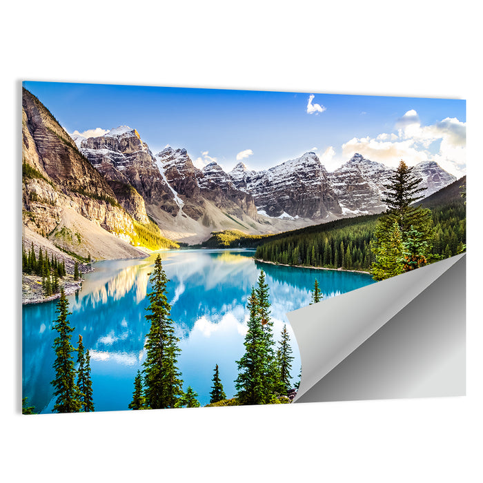 Moraine Lake Reflections Wall Art as a poster print