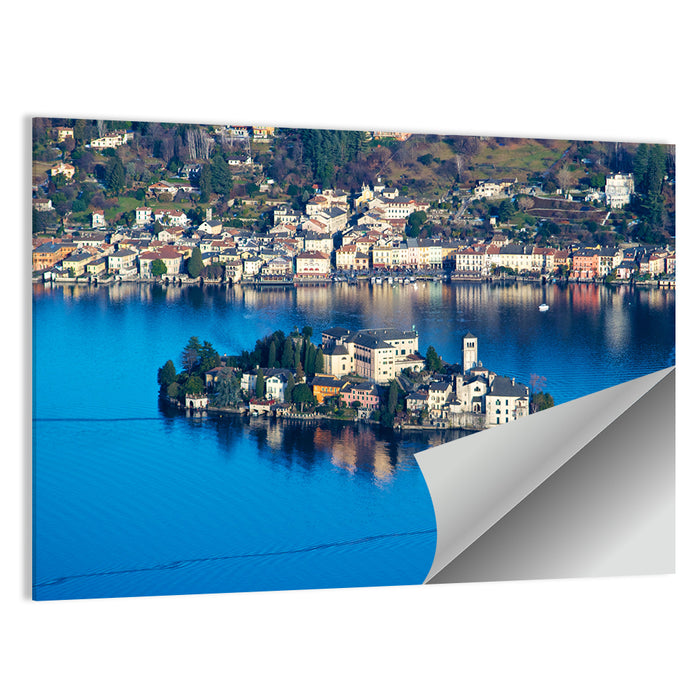 Isola San Giulio, Lake Orta Wall Art as a poster print