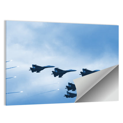 Fighter Jets Squad Wall Art