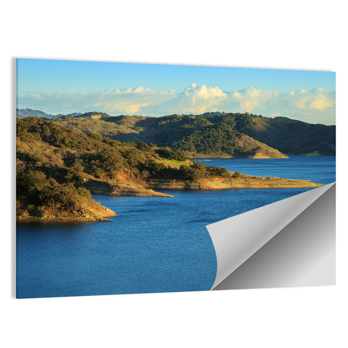 Lake Casitas Golden Hour Wall Art as a poster print