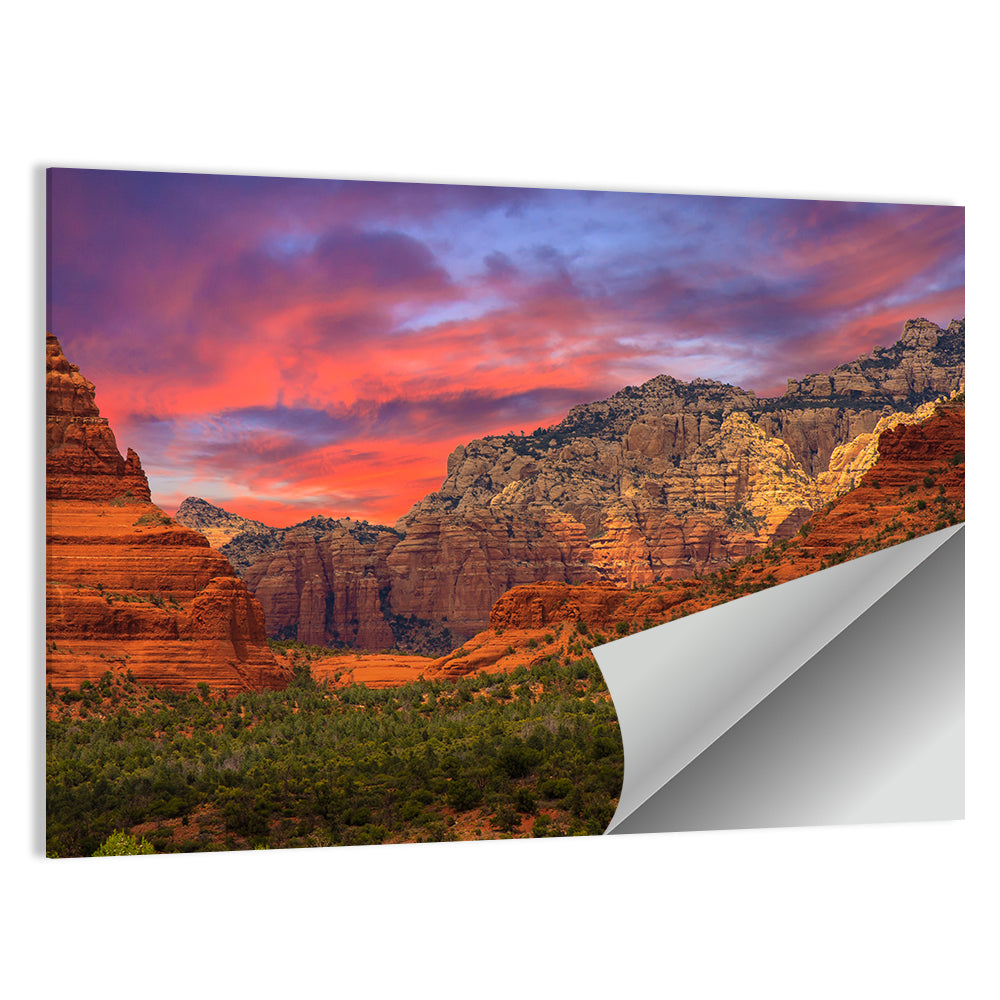 Sedona Red Rocks Sunrise Wall Art
