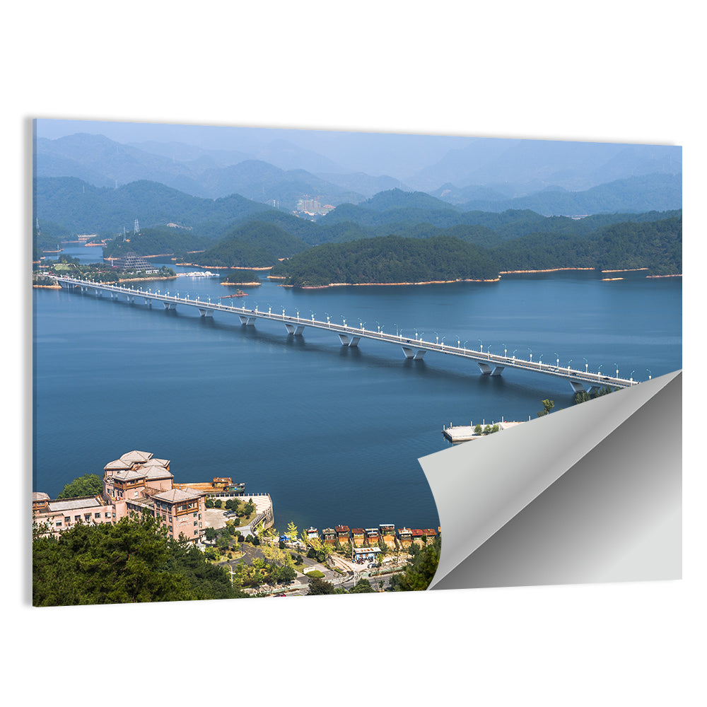Qiandao Lake Bridge View Wall Art