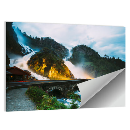 Latefossen Waterfall Wall Art