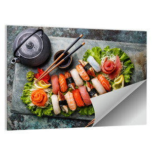 Nigiri & Sashimi Sushi Wall Art