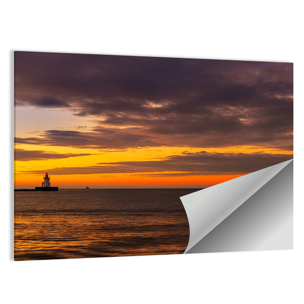 Lake Erie Twin Beacons Wall Art