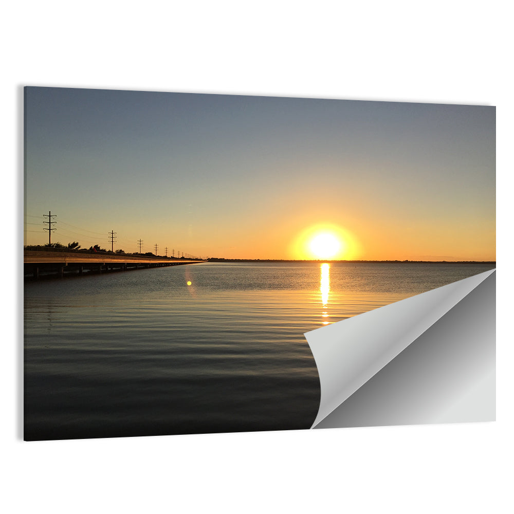 Lake Ray Hubbard Sunset Reflection Wall Art