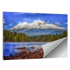 Mount Shasta from Lake Siskiyou Wall Art