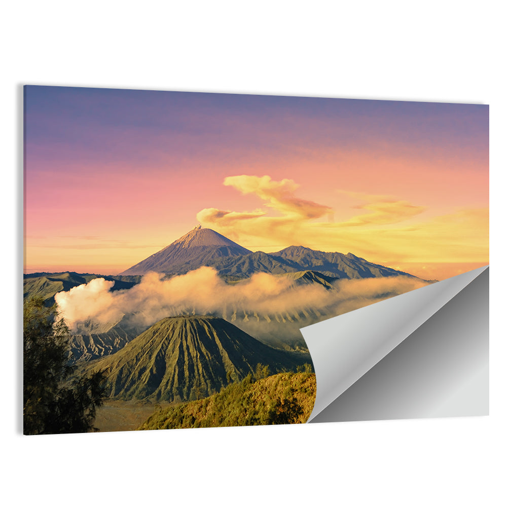 Mount Bromo Sunset Wall Art