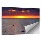 Balkhash Sunset Silhouettes Wall Art