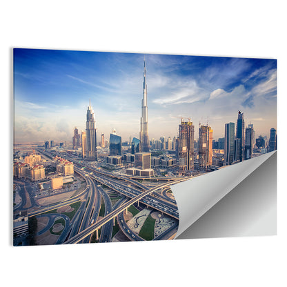 Dubai Skyline Wall Art