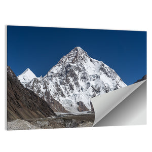 K2 Mountain Peak Wall Art