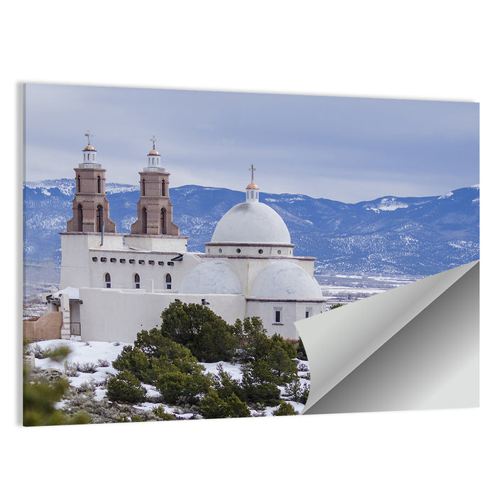 Sanctuario De Chimayo, El Rancho Wall Art as a poster print