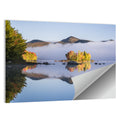 Autumn Morning at Chittenden Lake, Vermont Wall Art