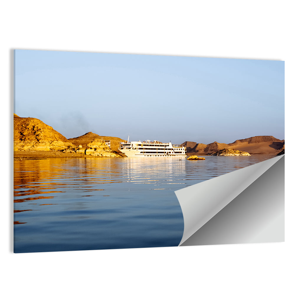 Cruise Ship in Lake Nasser Wall Art