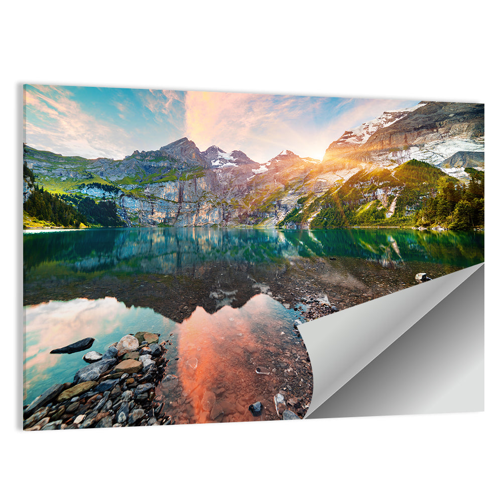 Oeschinensee Reflection Wall Art