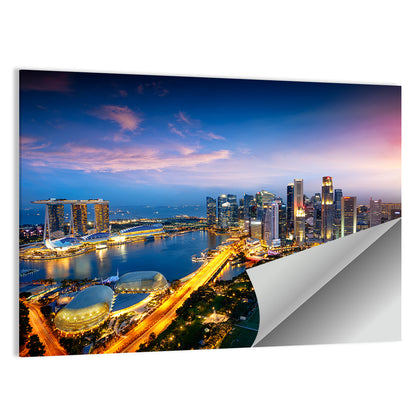 Singapore Cityscape Wall Art