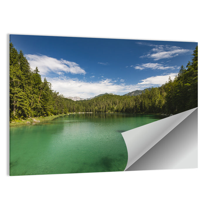 Lake Eibsee Reflections Wall Art as a poster print