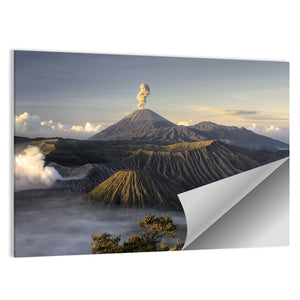 Mount Bromo Eruption Wall Art