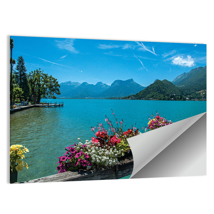 Annecy Talloires Lake View Wall Art as a poster print
