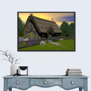 Simple Country Cottage Wall Art