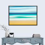 Sand and Surf Abstraction Wall Art