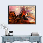 Celestial Battle: Angels and Demons Wall Art