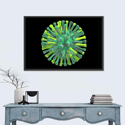 Micro Cell Of Bird Flu Wall Art