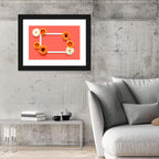Handwritten Gerbera Greeting Wall Art