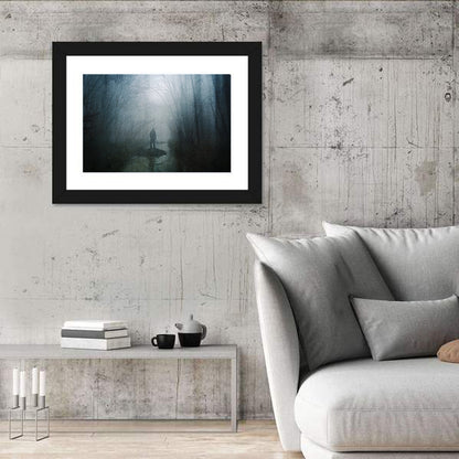 Scary Forest Pathway Wall Art