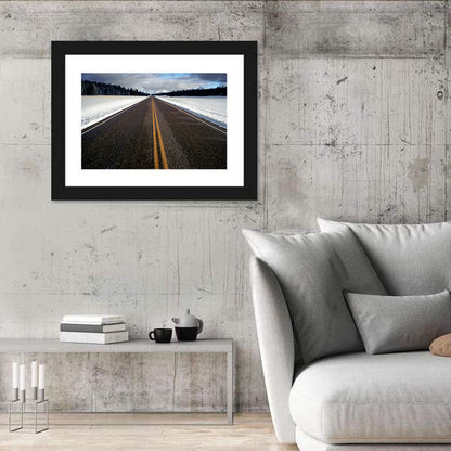 Winter Road Wall Art