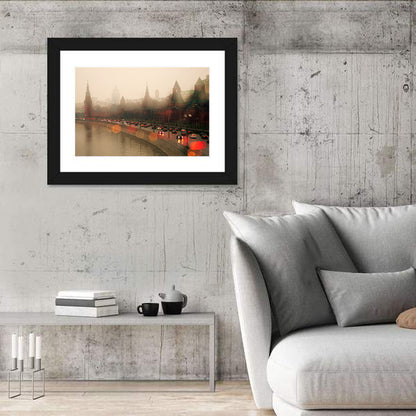 Foggy Kremlin Moscow Wall Art