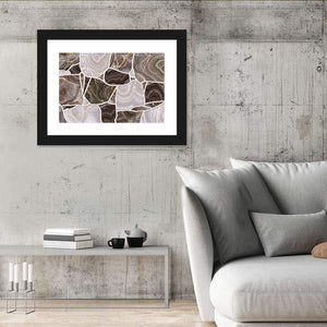 Packed Stones Abstract Wall Art
