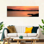 Missouri River Sunset at Dusk Wall Art