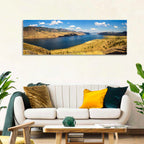 Golden Grass at Kamloops Lake Wall Art
