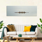 Four Rowers on Lake Lugano Wall Art