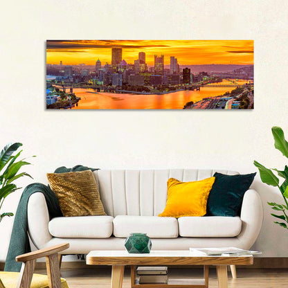 Pittsburgh Skyline Wall Art