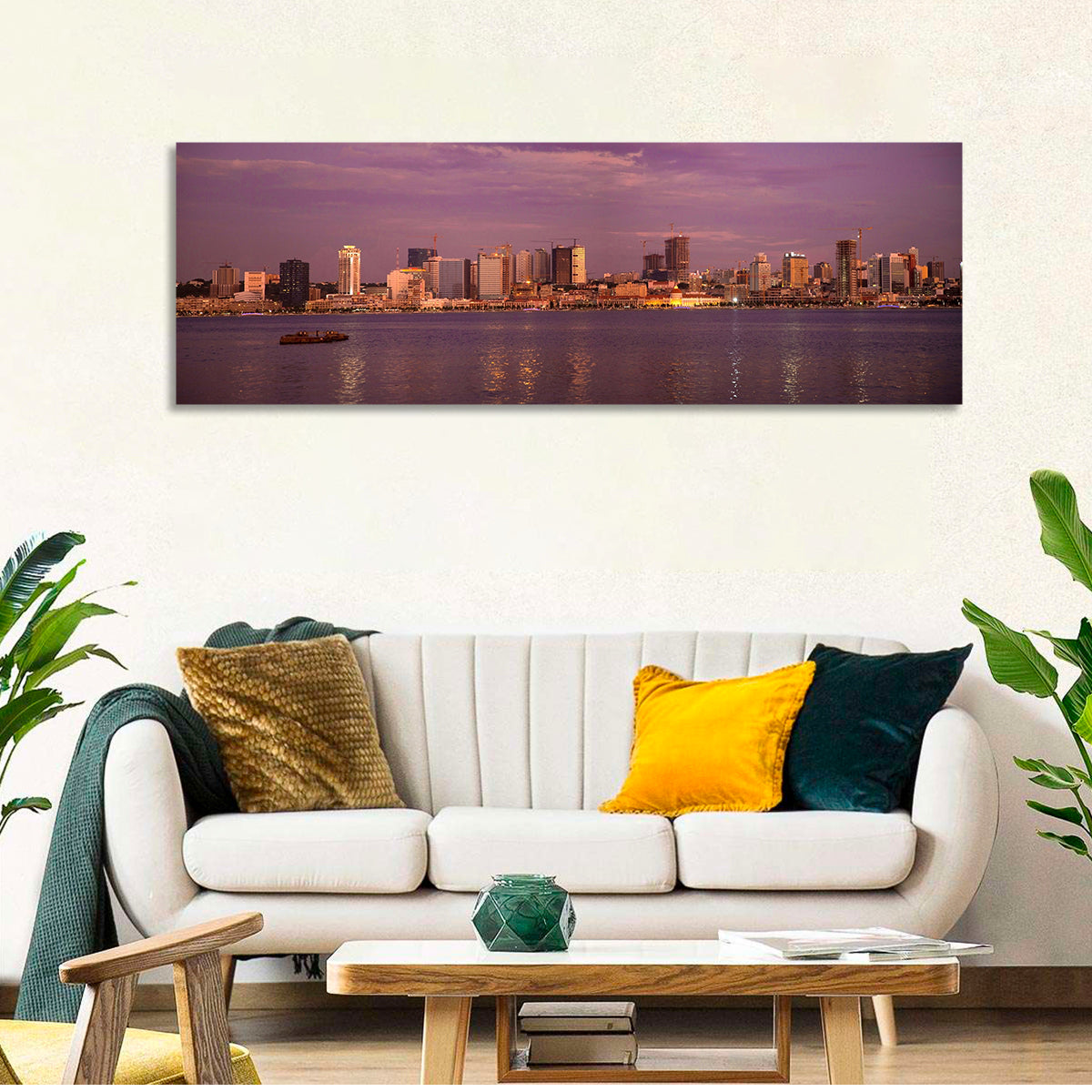 Luanda Skyline at Dusk Wall Art