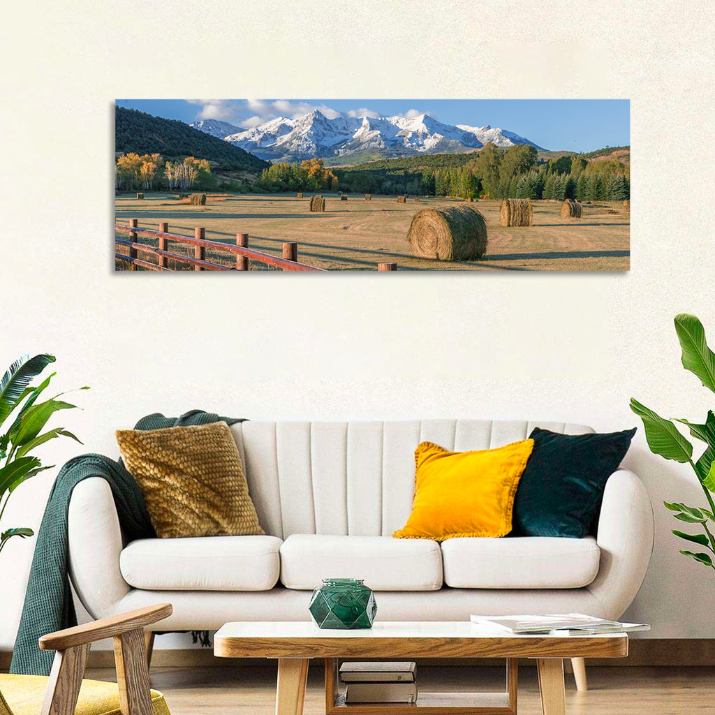 Colorado Hay Bales Wall Art