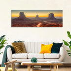 Monument Valley Golden Horizon Wall Art